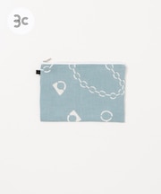 『別注』山崎菜穂子×URBAN RESEARCH　ポーチ　ブルー