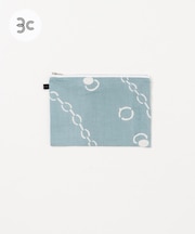 『別注』山崎菜穂子×URBAN RESEARCH　ポーチ　ブルー