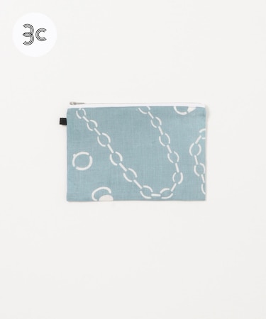 『別注』山崎菜穂子×URBAN RESEARCH　ポーチ　ブルー