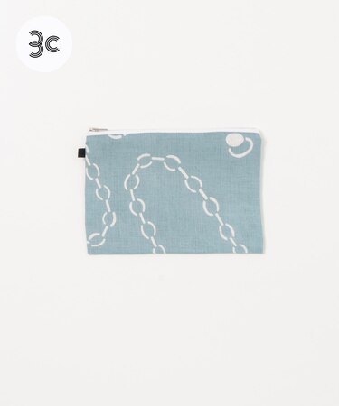 『別注』山崎菜穂子×URBAN RESEARCH　ポーチ　ブルー