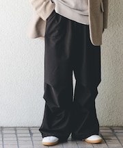 『WEB／一部店舗限定』ブラッシュドイージーパラシュートパンツ