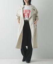 フーディー2WAYトレンチコート