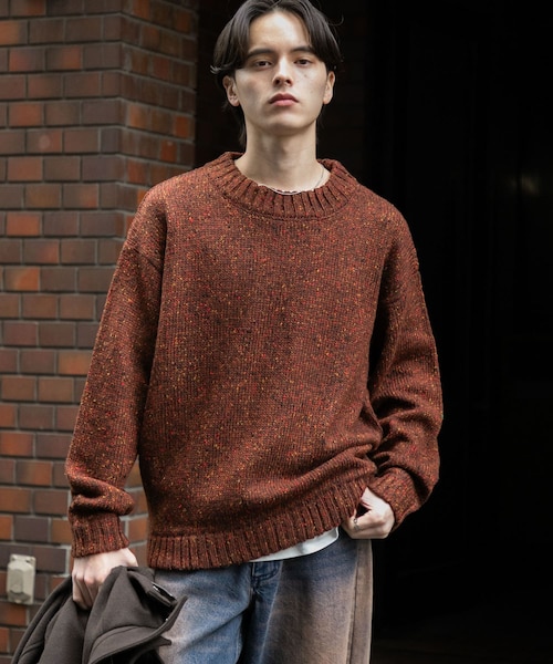 洗濯可』カラーネップニットプルオーバー｜アーバンリサーチの通販