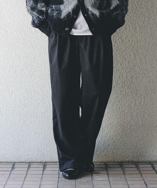 ブラッシュドイージーワイドパンツ