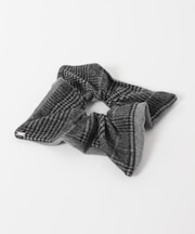heyep　Plaid Square Scrunchie