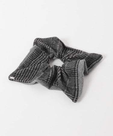 heyep　Plaid Square Scrunchie