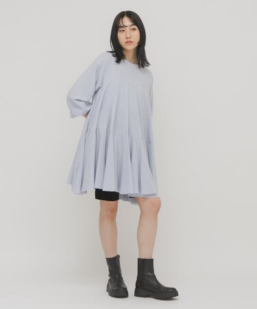 2WAYボリュームヘムミニワンピース