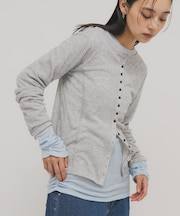 バイカラーレイヤードカットソー