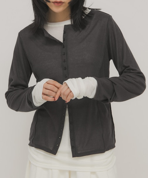 バイカラーレイヤードカットソー