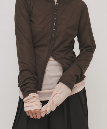 バイカラーレイヤードカットソー