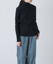 コットンウールテレコタートルカットソー