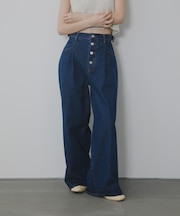 『3サイズ展開』タックボタンアップデニム