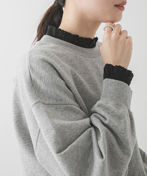 URBAN RESEARCH フリルデザインシアーカットソー フリルデザインシアーカットソー｜アーバンリサーチの通販｜&mall