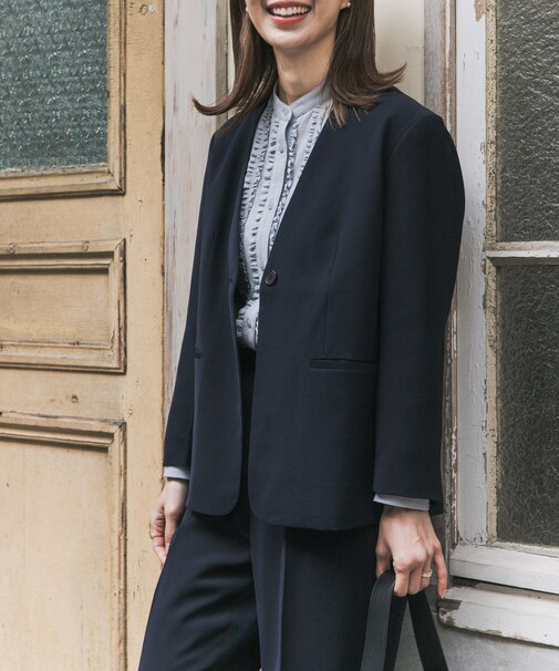 ノーカラージャケット