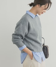 ショート丈コンパクトニット