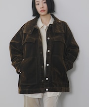 ハイネックデニムブルゾン