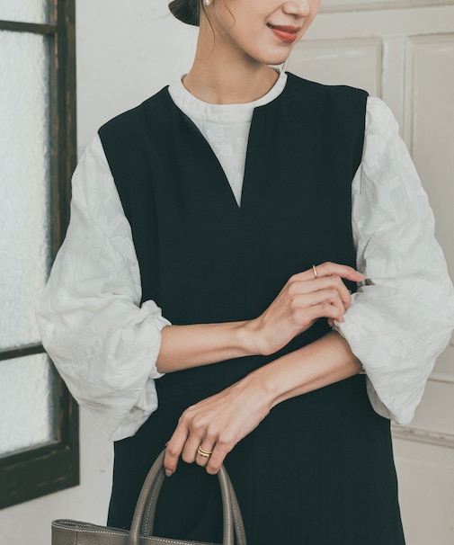 フラワーオパールブラウス