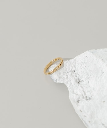 ステンレスチェーンモチーフリング