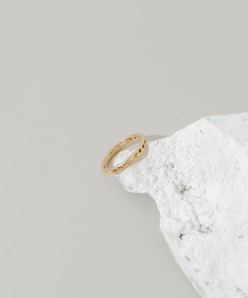 ステンレスチェーンモチーフリング