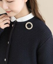 『WEB限定』パールビジューサークルブローチ