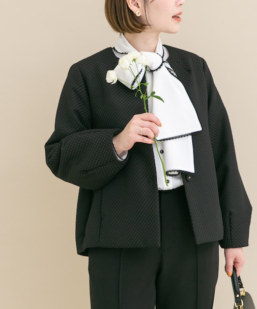 『WEB／一部店舗限定』中綿ジャガードジャケット