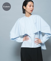 『別注』CHIGNON×ROSSO ラッフルシャツブラウス