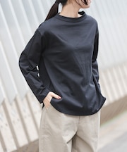 FORK&SPOON　ボトルネックロングスリーブTシャツ