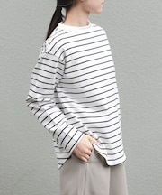 FORK&SPOON　ボトルネックロングスリーブTシャツ