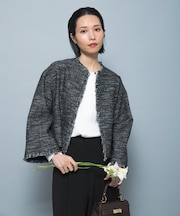 ツイードショートジャケット