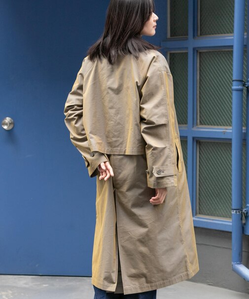 T／Cツイルステンカラーコート
