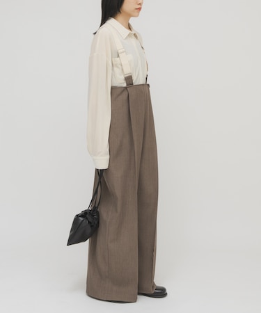 BACKタックサスペンダーパンツ