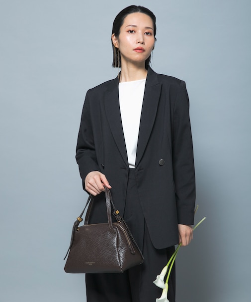 防シワシャンブレーツイルダブルジャケット