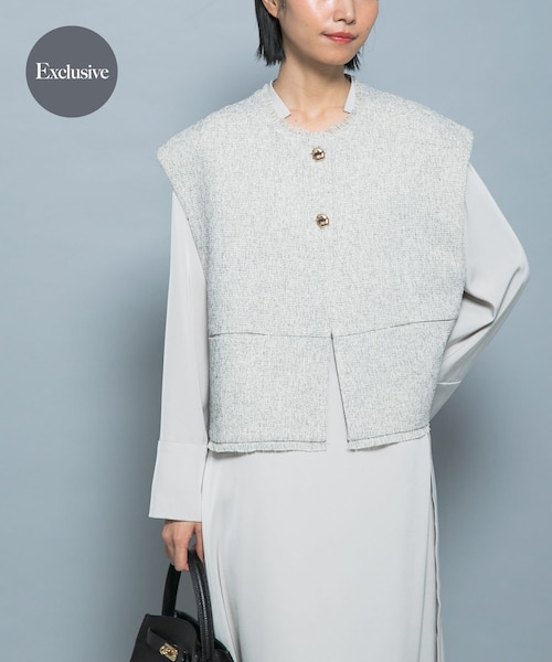 別注』CHIGNON×ROSSO ツイードショートベスト｜アーバンリサーチの通販