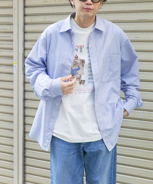 FORK&SPOON　PEオックスシャツ