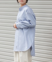 FORK&SPOON PEオックスロングシャツ