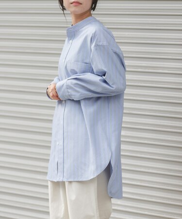 FORK&SPOON　PEオックスロングシャツ