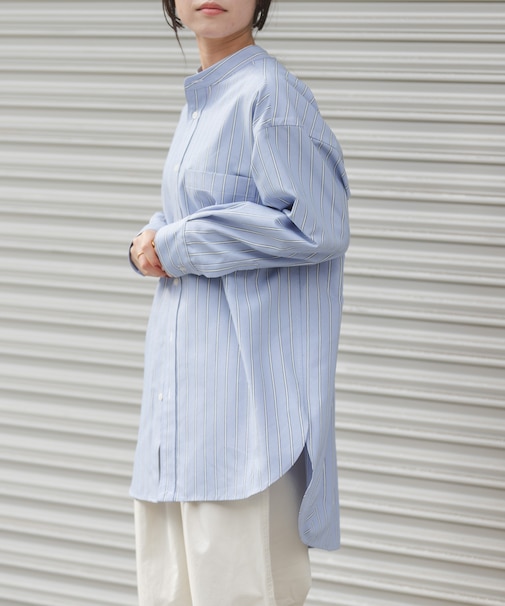 FORK&SPOON　PEオックスロングシャツ