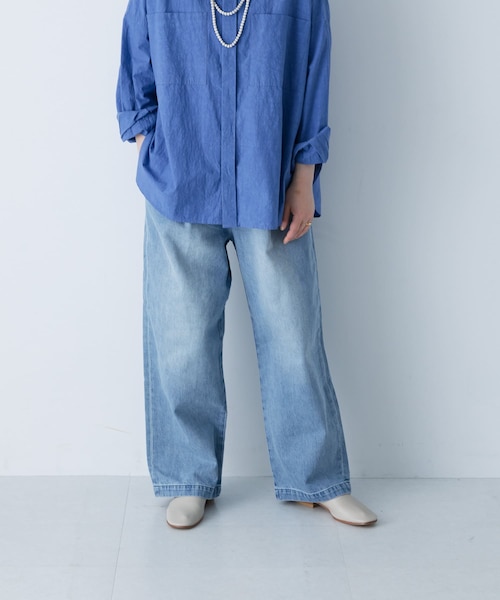 フェードデニムイージーパンツ フェードデニムイージーパンツ｜アーバンリサーチの通販｜&mall