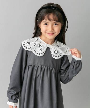 スカラーレース襟ワンピース(KIDS)