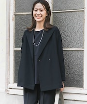 ダブルクロスショートコート