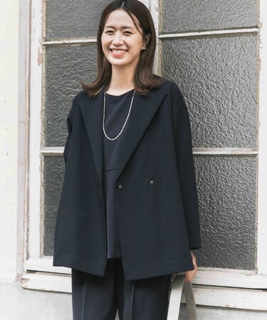 ダブルクロスショートコート