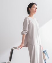 ストレッチジョーゼットブラウス
