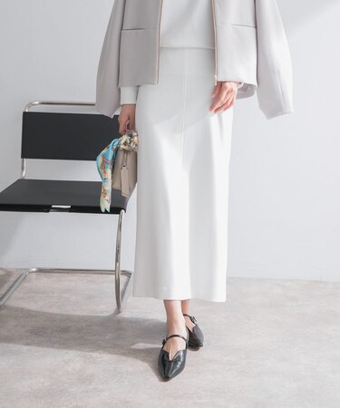 ストレッチジョーゼットスカート