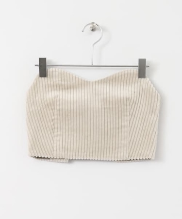 コーデュロイビスチェ