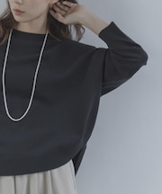 『一部WEB限定カラー』アンチピリングコクーンフォルムニット