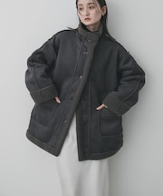 フェイクムートンスタンドジャケット