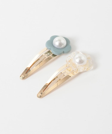 フワラーモチーフヘアピン(KIDS)