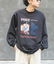 FORK&SPOON　グラフィックプリントロングスリーブTシャツ