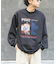 FORK&SPOON　グラフィックプリントロングスリーブTシャツ