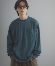 ピンボーダーロングスリーブTシャツ